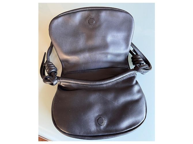 Borsa a mano Loewe in pelliccia nera Nero - vista 5