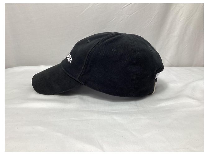 Everyday Schwarze Baumwoll-Baseballmütze mit gesticktem Balenciaga-Logo - Ansicht 10
