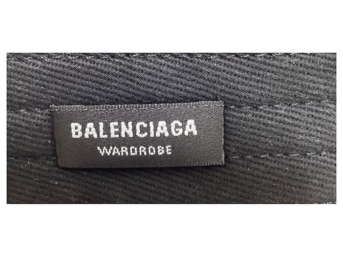 Everyday Schwarze Baumwoll-Baseballmütze mit gesticktem Balenciaga-Logo - Ansicht 12