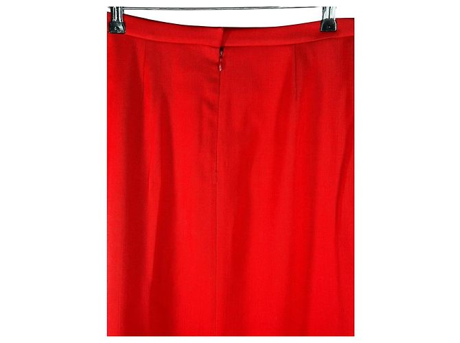 Gonna a matita in lana vergine Michael Kors rossa Rosso - vista 2