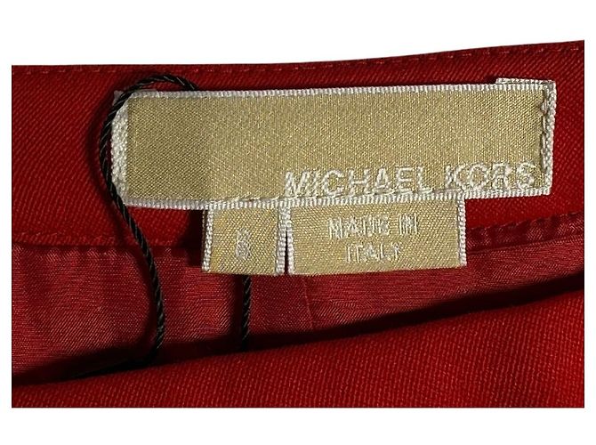 Gonna a matita in lana vergine Michael Kors rossa Rosso - vista 5