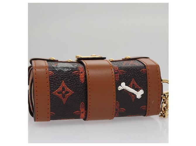 LOUIS VUITTON Monogram Catgram Essential Trunk Pouch M63892 LV Auth 102575S Monogramma - vista 6