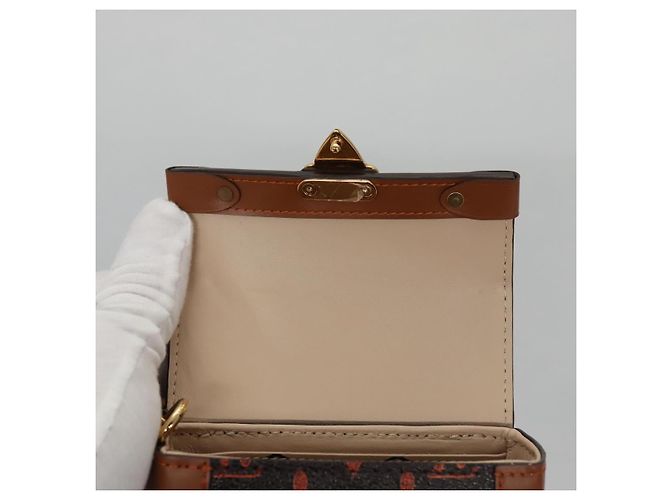 LOUIS VUITTON Monogram Catgram Essential Trunk Pouch M63892 LV Auth 102575S Monogramma - vista 9