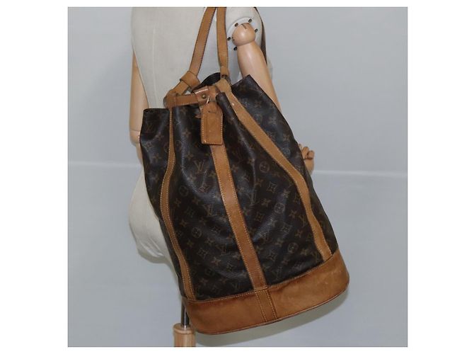 LOUIS VUITTON Monogram Randonnee GM Borsa a Spalla M42244 LV Auth 103884 Monogramma - vista 21
