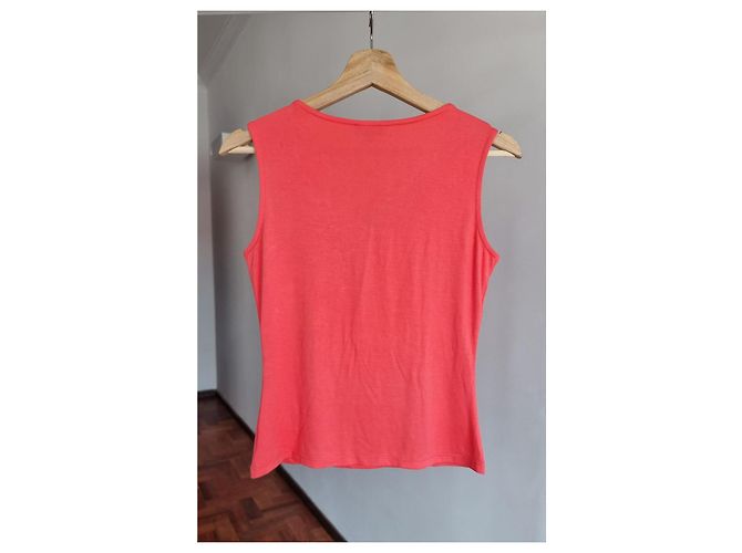 Top Escada Rosa Coral de Viscosa XS - vista 3