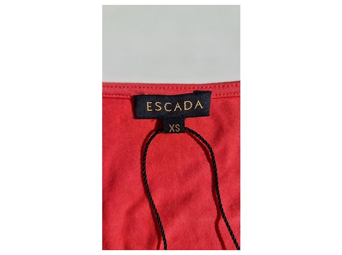 Top Escada Rosa Coral de Viscosa XS - vista 5