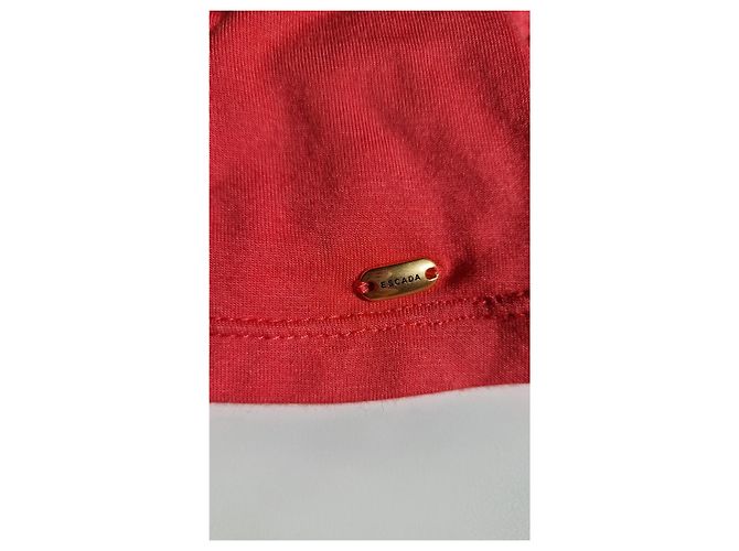 Top Escada Rosa Coral de Viscosa XS - vista 6