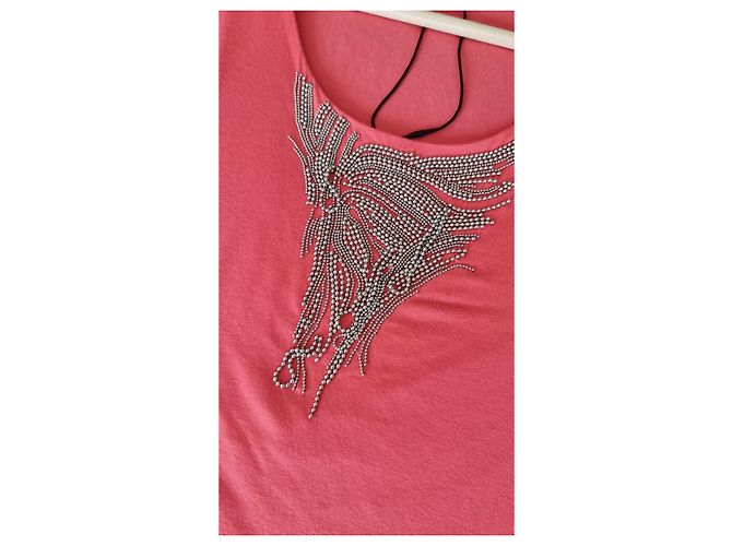 Top Escada Rosa Coral de Viscosa XS - vista 8