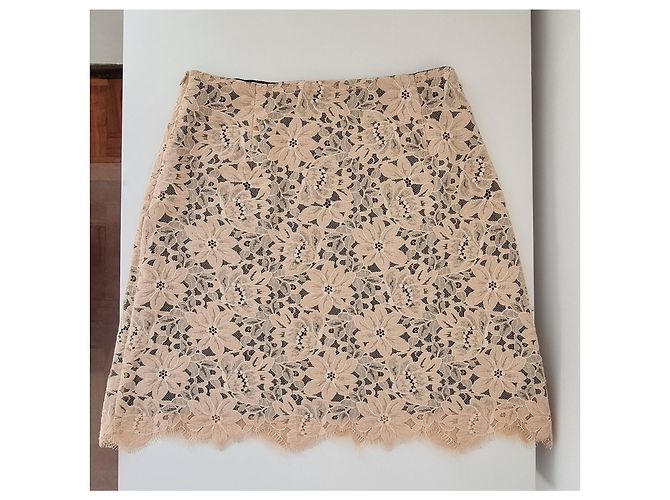 Beige Spitzen-Minirock Sandro - Ansicht 3