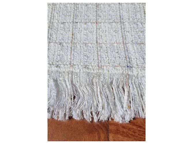 Minifalda de tweed blanca con flecos Claudie Pierlot - vista 6