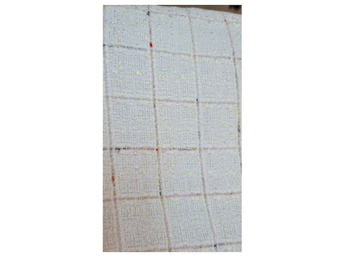 Minifalda de tweed blanca con flecos Claudie Pierlot - vista 8