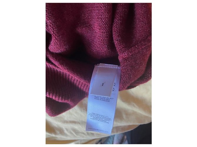 Victoria Beckham Rollkragenpullover aus Kaschmir Dunkelrot Bordeaux - Ansicht 5
