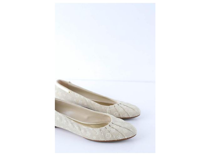 Louis Vuitton Ballerine beige - vista 3