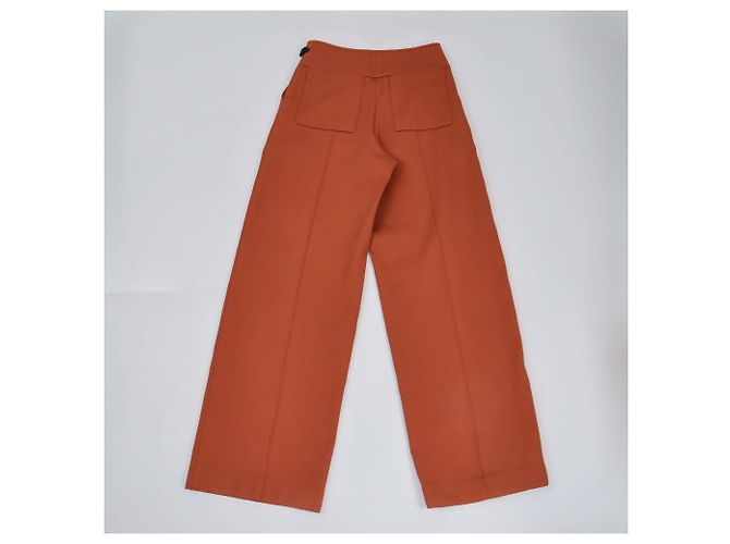 Hermès Pantalones HERMES T.FR Talla Única Algodón Castaño - vista 2