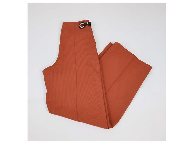 Hermès Pantalones HERMES T.FR Talla Única Algodón Castaño - vista 3