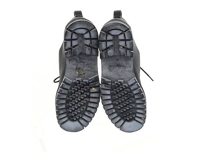 Scarpe Derby stringate Loro Piana in pelle nera Nero - vista 13