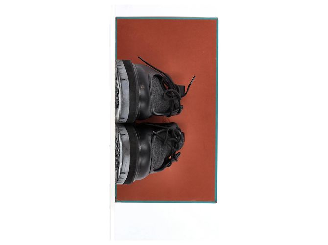 Scarpe Derby stringate Loro Piana in pelle nera Nero - vista 14