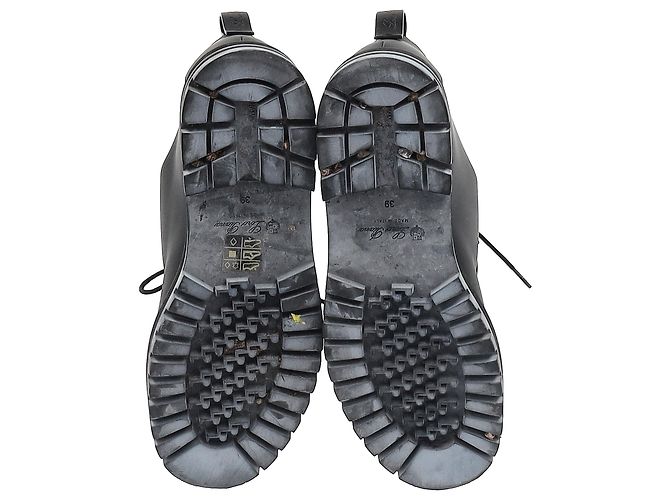 Scarpe Derby stringate Loro Piana in pelle nera Nero - vista 6