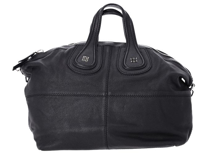Borsa a mano Givenchy Large Nightingale in pelle di capra nera Nero - vista 9