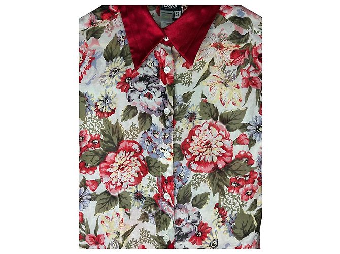 Dolce & Gabbana Camicia in seta floreale Multicolore - vista 4