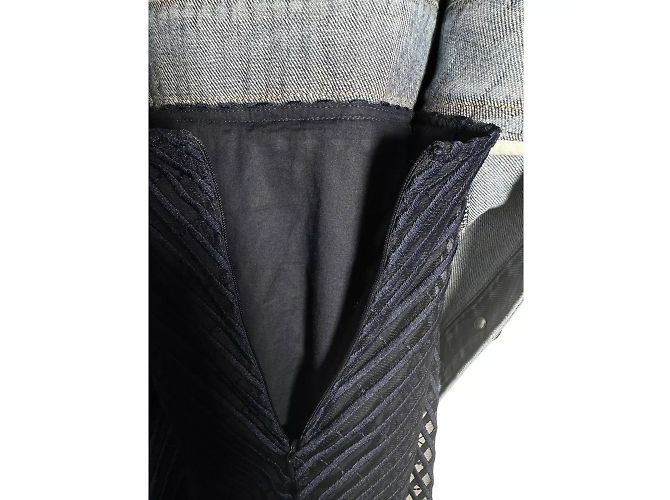 SPORTMAX CODE Denim Midi Kleid Blau - Ansicht 7