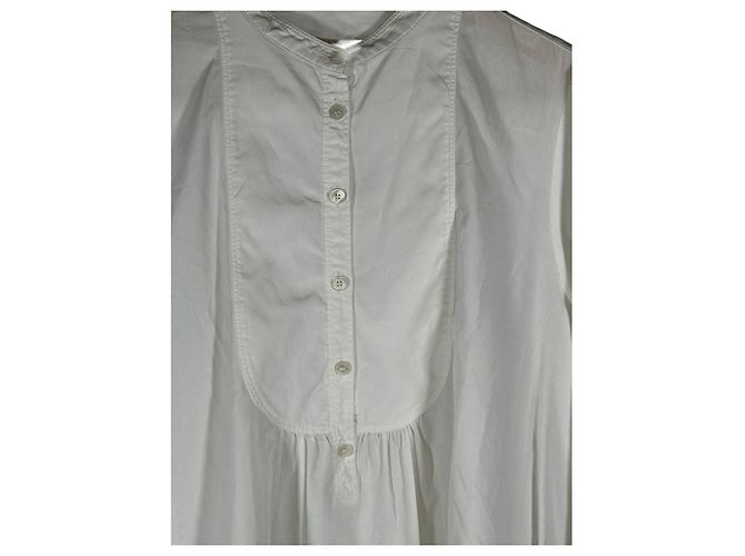 Camisa de bib de algodón popelín BURBERRY BRIT Blanco - vista 3