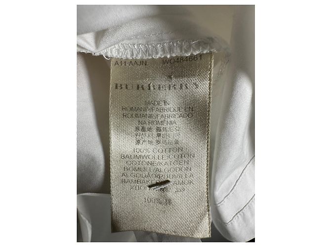 Camisa de bib de algodón popelín BURBERRY BRIT Blanco - vista 6