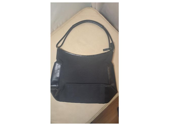 Gucci Miss GG Schultertasche Schwarz Canvas und Leder - Ansicht 3