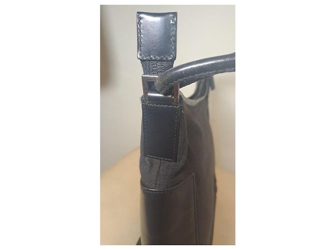 Gucci Miss GG Schultertasche Schwarz Canvas und Leder - Ansicht 8