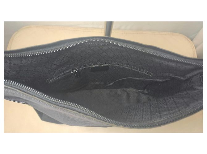 Gucci Miss GG Schultertasche Schwarz Canvas und Leder - Ansicht 9