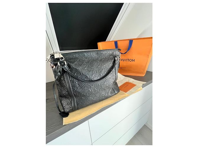 Borsa a mano Louis Vuitton Antheia in pelle nera Nero - vista 2