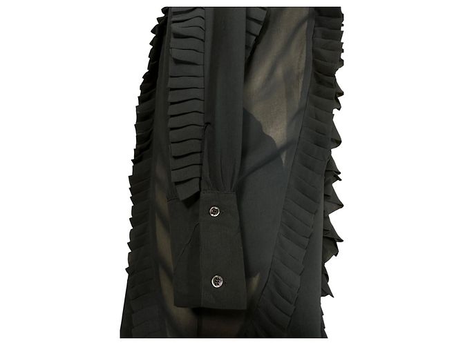 Autre Marque Robe transparente noire Frenken - vue 3