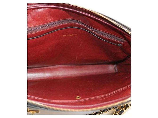 Borsa Chanel Camera in pelle nera Nero - vista 4