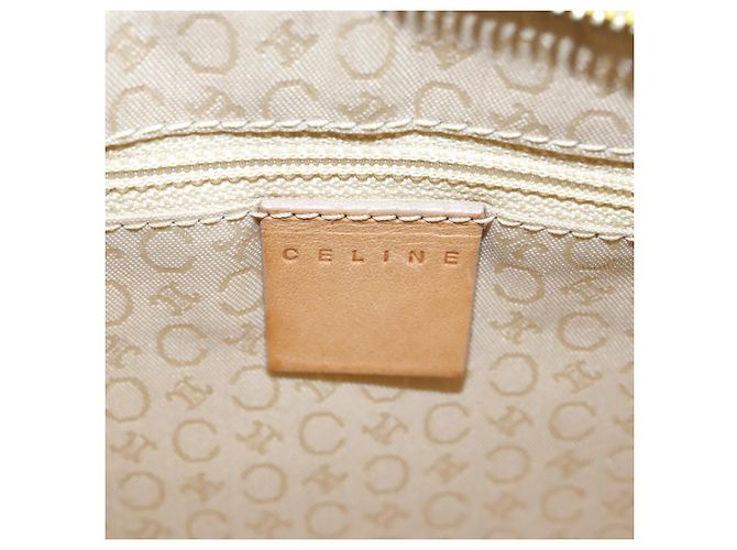 Céline Borsa a spalla in tela Macadam Celine C gialla Auth 103245 Giallo - vista 18