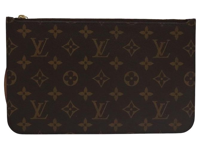 LOUIS VUITTON Monogram Neverfull MM Pouch Accessory Pouch LV Auth 103788 Monogramme - vue 13