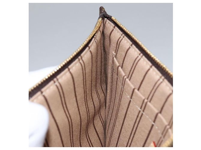 LOUIS VUITTON Monogram Neverfull MM Pouch Accessory Pouch LV Auth 103788 Monogramme - vue 19