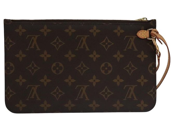 LOUIS VUITTON Monogram Neverfull MM Pouch Accessory Pouch LV Auth 103788 Monogramme - vue 2