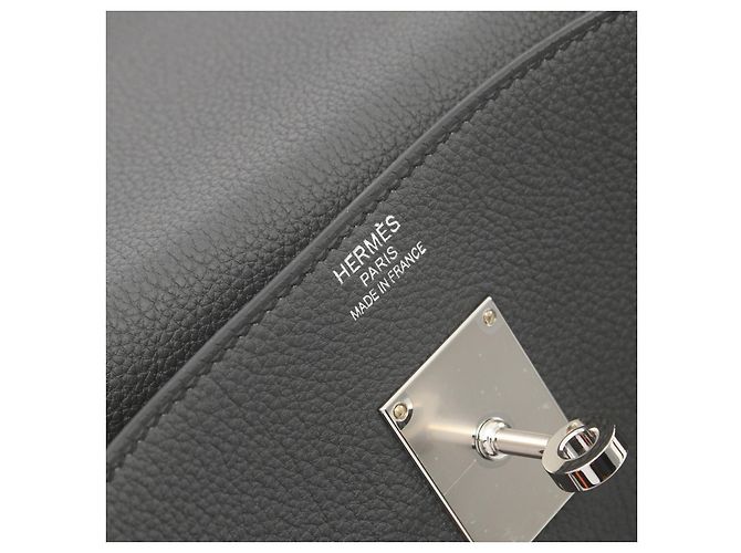 Hermès Sac à main Hermes Maxi Kelly 42 Togo Gris - vue 4