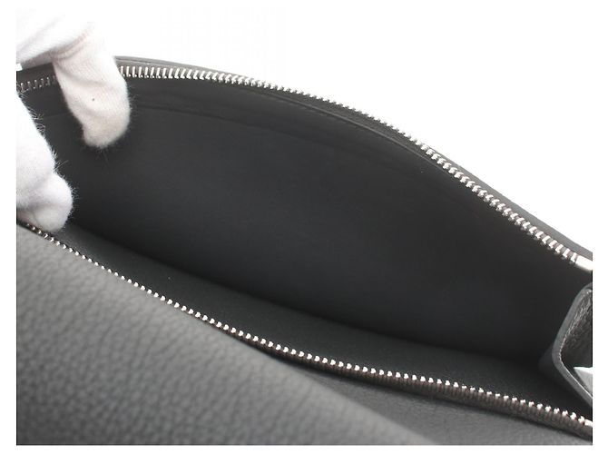 Hermès Sac à main Hermes Maxi Kelly 42 Togo Gris - vue 6
