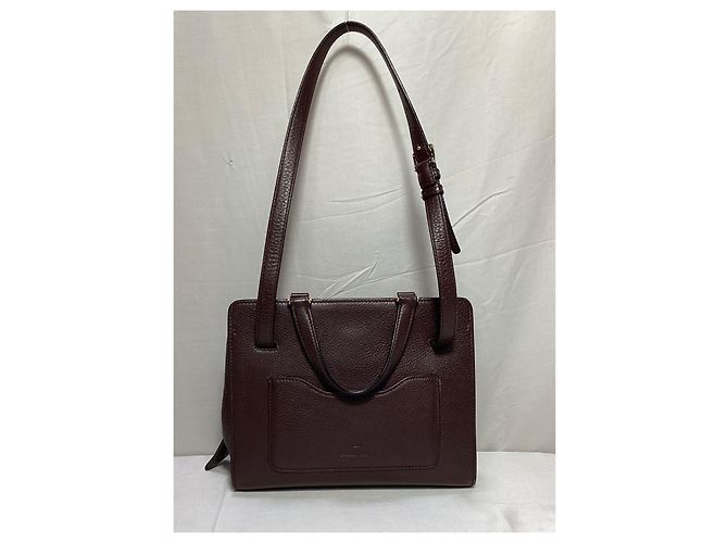 Valentino Garavani Bolso de mano Valentino Medium Joylock en cuero burdeos Roja - vista 13