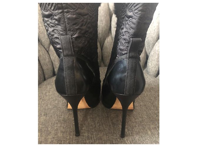 Botines Dsquared2 de cuero negro - vista 5
