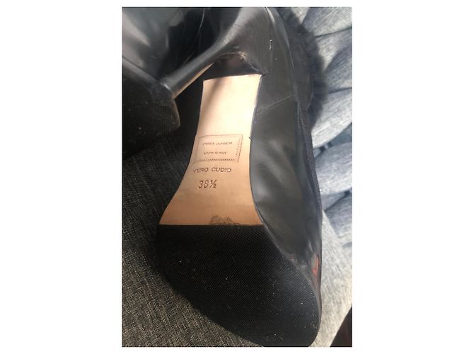 Botines Dsquared2 de cuero negro - vista 6