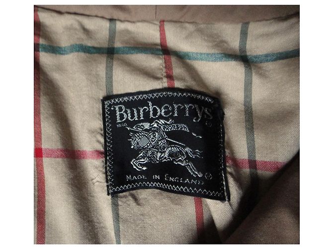 Burberry Regenmantel Beige Baumwolle Polyester XL - Ansicht 3
