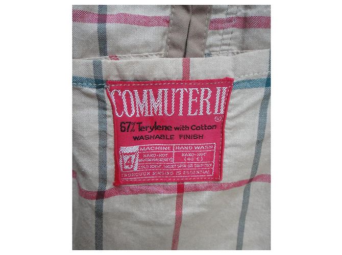 Burberry Regenmantel Beige Baumwolle Polyester XL - Ansicht 5