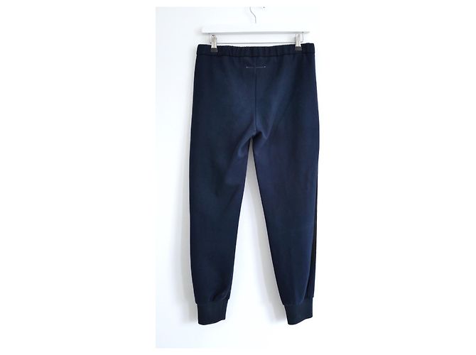 Pantaloni Margiela MM6 neri e blu Nero Blu navy - vista 4