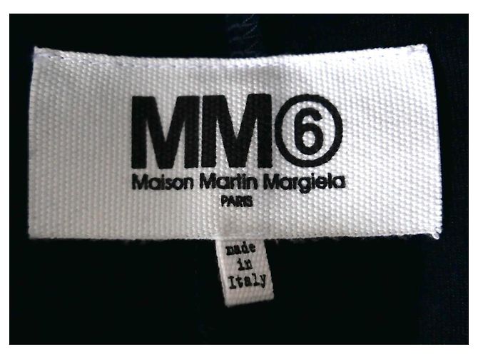 Pantaloni Margiela MM6 neri e blu Nero Blu navy - vista 6