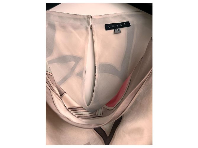 Top in seta Coast Beige - vista 8