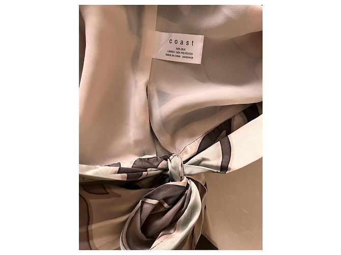 Top in seta Coast Beige - vista 9