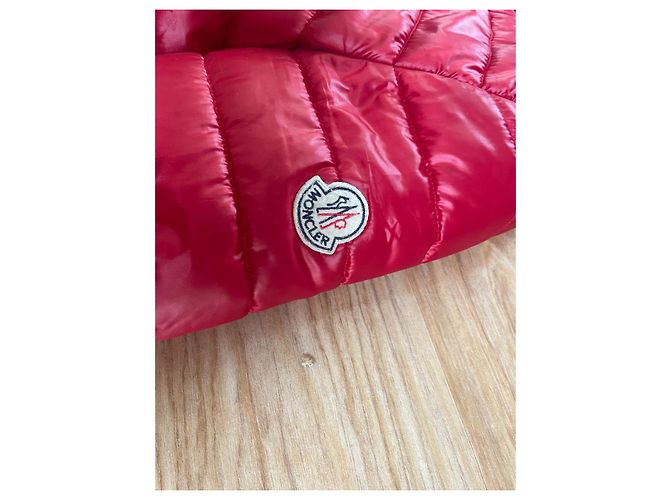 Chaqueta de Plumas Moncler Roja Mujer S - vista 4