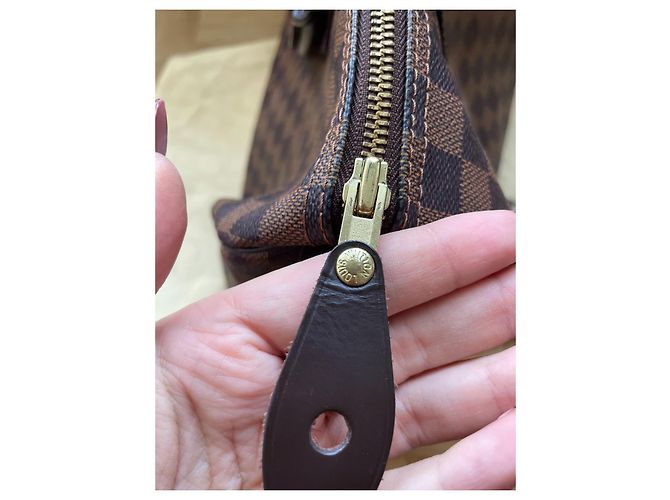 Louis Vuitton speedy 35 damier ebano Marrone chiaro Marrone scuro - vista 3